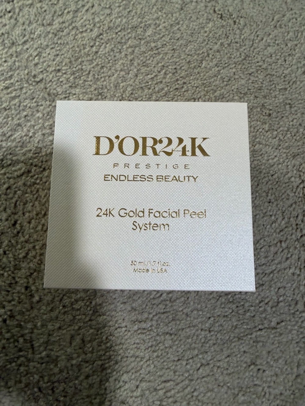 24K Gold Facial Peel System - White & Gold